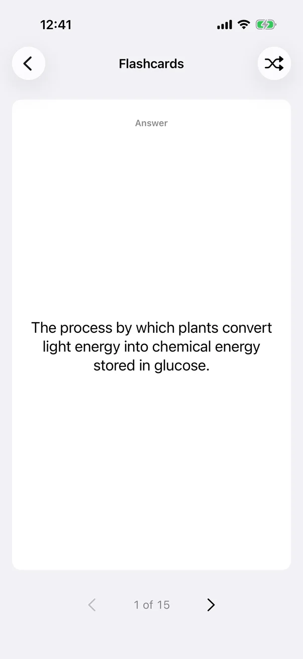 Flashcards